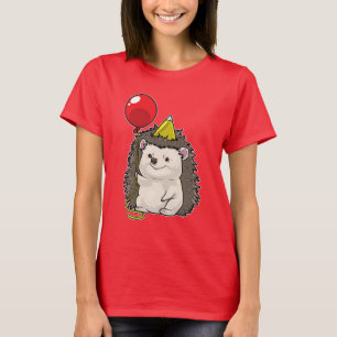 Camiseta Hedgehog Birthday Balloon