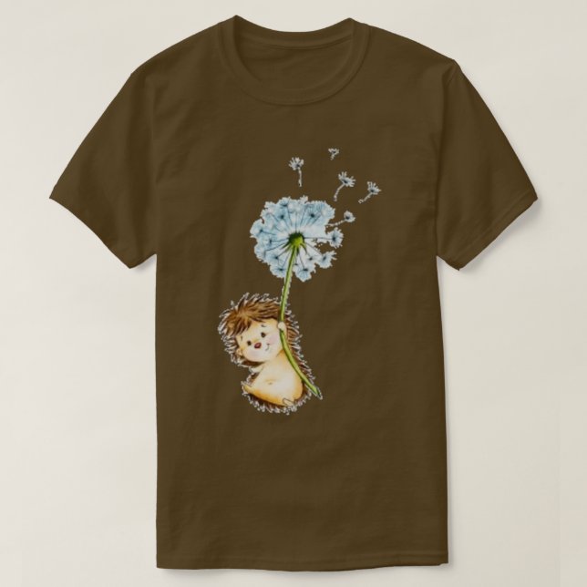 Camiseta Hedgehog dandelion Stickes (Frente do Design)