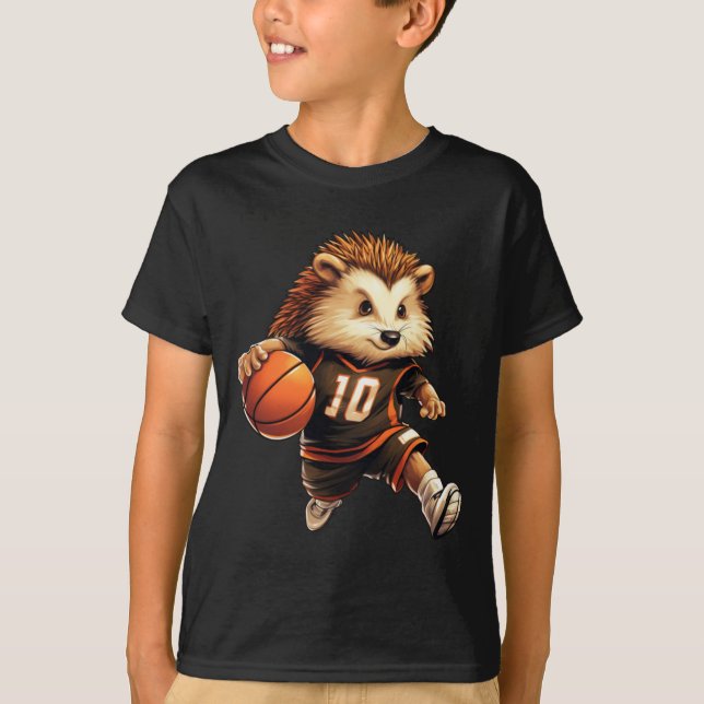 Camiseta Hedgehog de basquetebol (Frente)