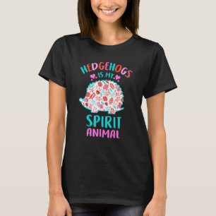 Camiseta Hedgehog É Minha Garota De Animais Espírito Que Am