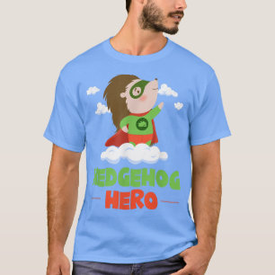 Camiseta Hedgehog HeroCute Hedgehog Floresta Animal Naturez