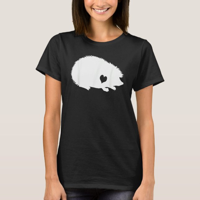 Camiseta Hedgehog Love Heart Hedgehog Costume  Hedgehog (Frente)