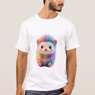 Camiseta Hedgehog Men Prisma de Arco-íris Brilhante