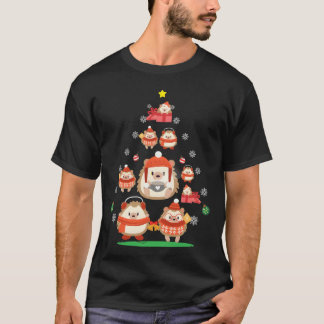 Camiseta Hedgehog Ornament Christmasree Funny Natal Sexta