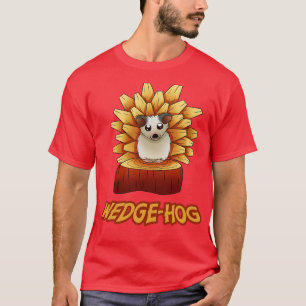 Camiseta Hedgehog Para O Trabalhador De Madeira Do Centro