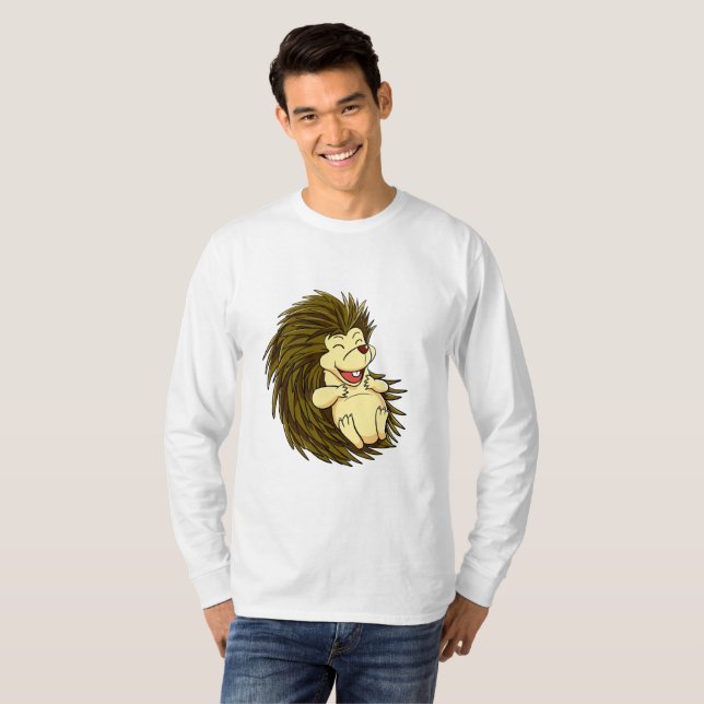 Camiseta Hedgehog Rindo (Frente Completa)