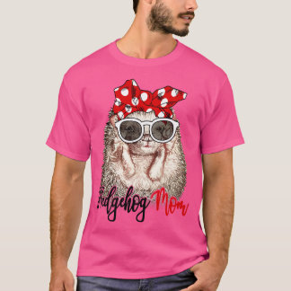 Camiseta Hedgehog Shirt Hedgehog Mãe Bandana