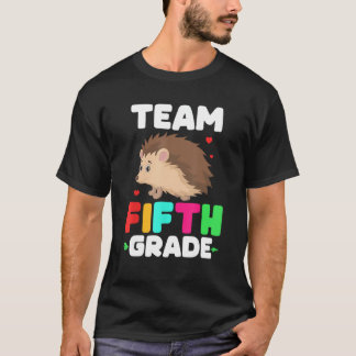 Camiseta Hedgehogs Cortantes do 5º ano do grupo Estudantes