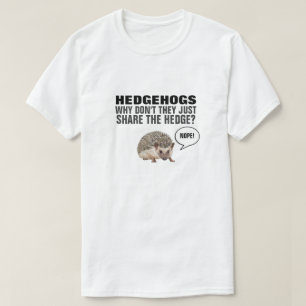 CAMISETA HEDGEHOGS POR QUE ELES NÃO COMPARTILHAM A COBERTU
