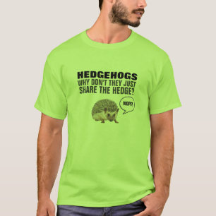 CAMISETA HEDGEHOGS POR QUE ELES NÃO COMPARTILHAM A COBERTU