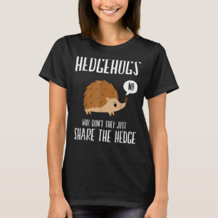 Camiseta Hedgehogs, por que eles não compartilham a cobertu