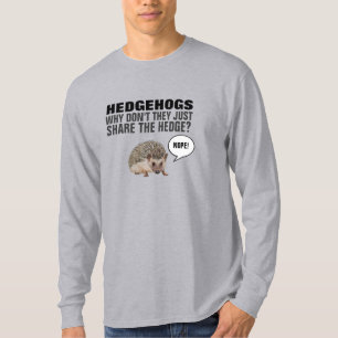 CAMISETA HEDGEHOGS POR QUE ELES NÃO COMPARTILHAM A COBERTUR