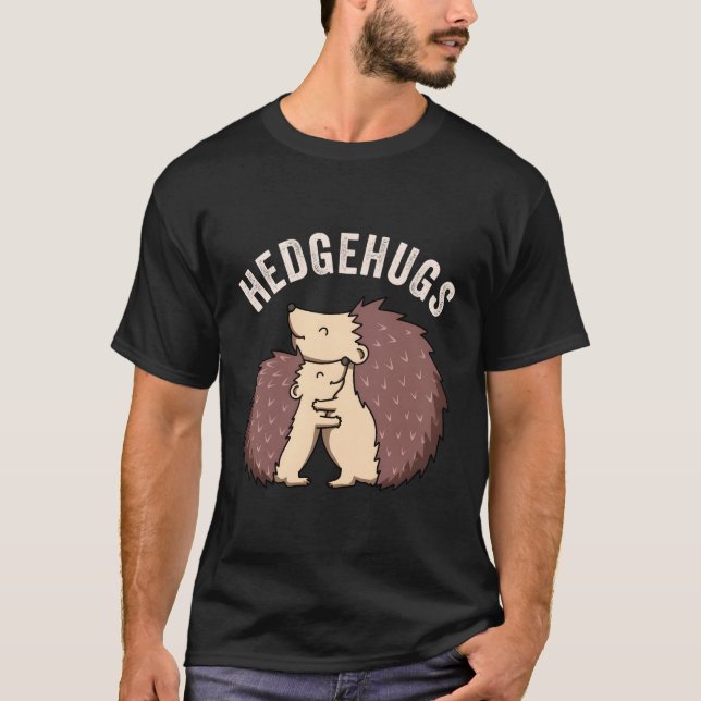 Camiseta Hedgehugs Hedge Hugs Hedgehog Hedge Hog (Frente)