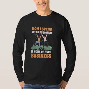 Camiseta Hedonista Gastou Dinheiro pai Projeto de Lei de Dó