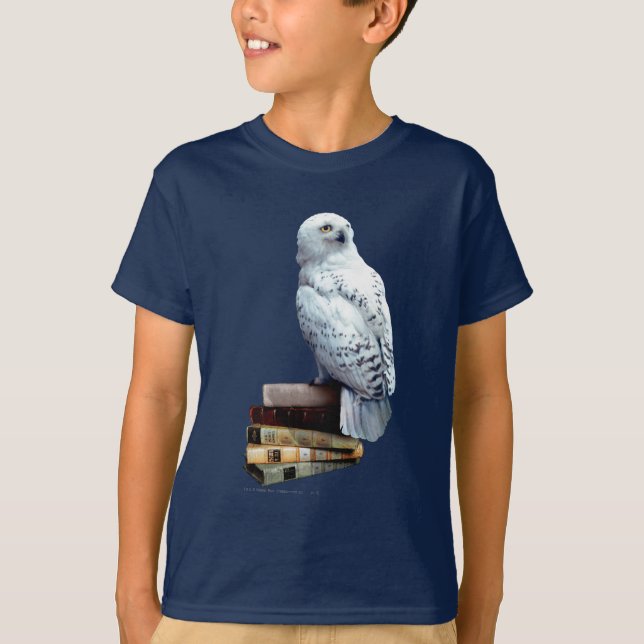 Camiseta Hedwig nos livros (Frente)