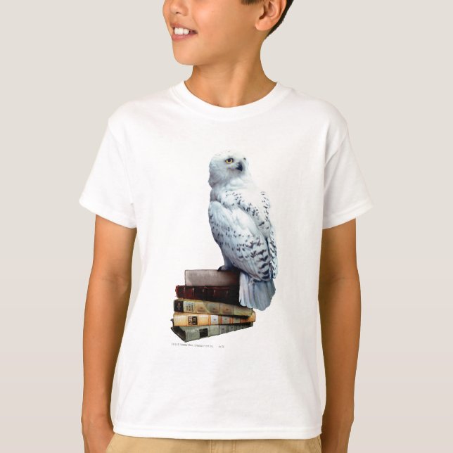 Camiseta Hedwig nos livros (Frente)