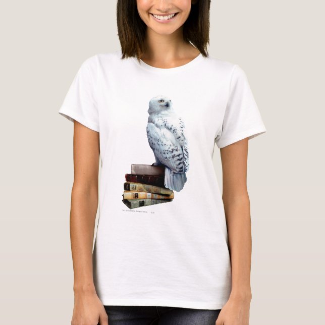 Camiseta Hedwig nos livros (Frente)