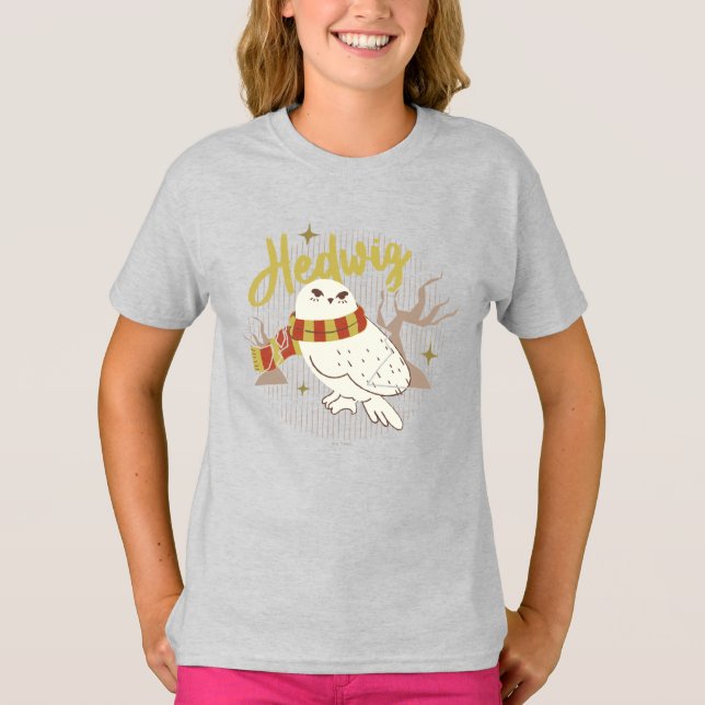 Camiseta Hedwig Whimsical Forest Drawing (Frente)