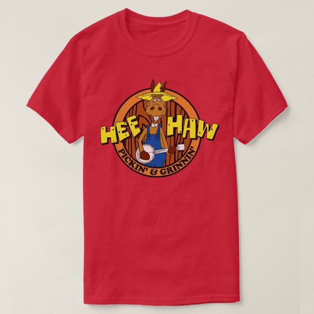 Camiseta Hee Haw Pickin Grinnin (Frente do Design)