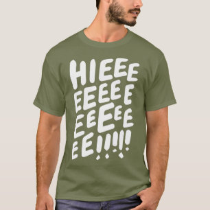 Camiseta Heeeeeeee Engraçado Arrastar Rainha Premium LGBT