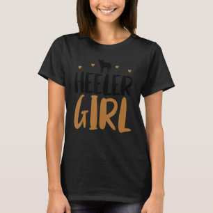Camiseta Heeler Girl Engraçada Dog Proprietário Dog Dog Lov