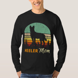 Camiseta Heeler Mãe Mãe Mãe de Animais de Companhia Dono de