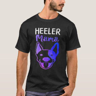 Camiseta Heeler Mama australiana Cattle Dog Mãe Blue Heeler