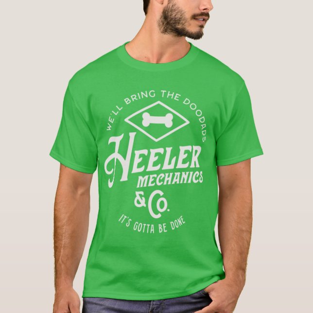 Camiseta Heeler Mechanics vintage (Frente)