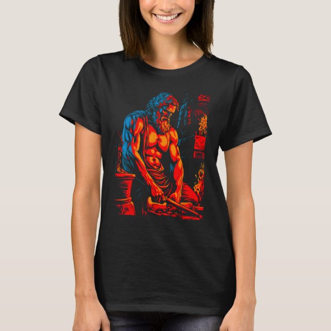 Camiseta Hefesto Mitologia Grega Deus do Fogo 1 (Frente)