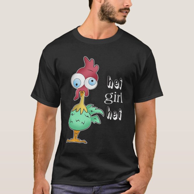 Camiseta Hei Girl Hei Chicken (Frente)