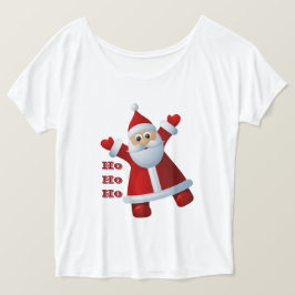 Camiseta Hei! Hei! Hei! Feliz Natal do Papai Noel