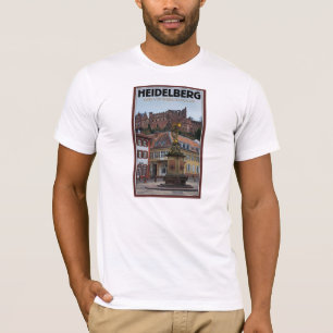Camiseta Heidelberg - estátua e castelo