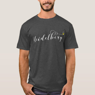 Camiseta Heidelberg Flag Heart, Baden-Württemberg