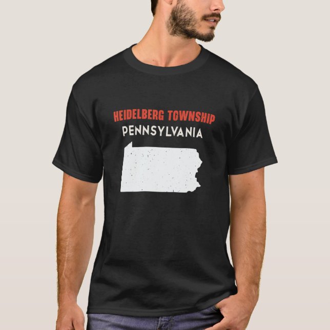 Camiseta Heidelberg township Pennsylvania USA State America (Frente)