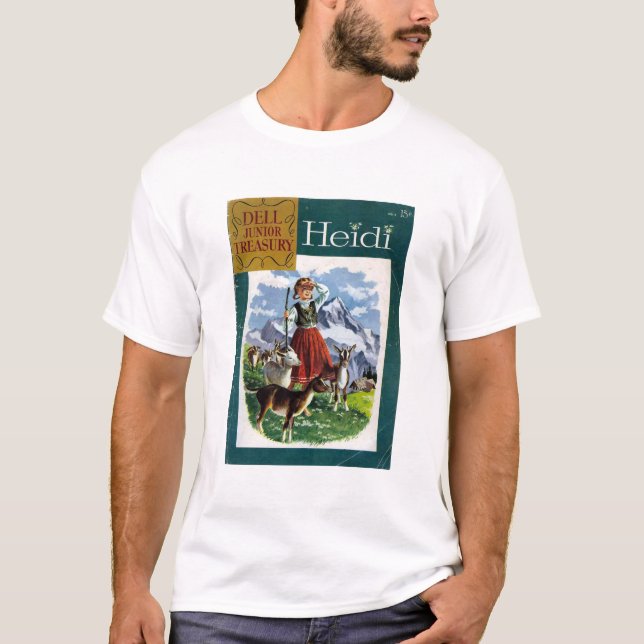 Camiseta Heidi - Histórias em quadrinhos retrô - Fantasia - (Frente)