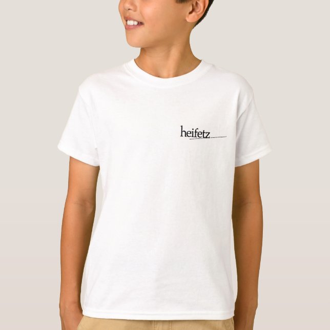 Camiseta Heifetz Institute T-Shirt - Juventude (Frente)
