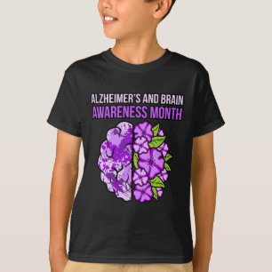 Camiseta Heimerheimer E Consciência Cerebral Mês Ri Roxo