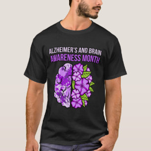 Camiseta Heimerheimer E Consciência Cerebral Mês Ri Roxo