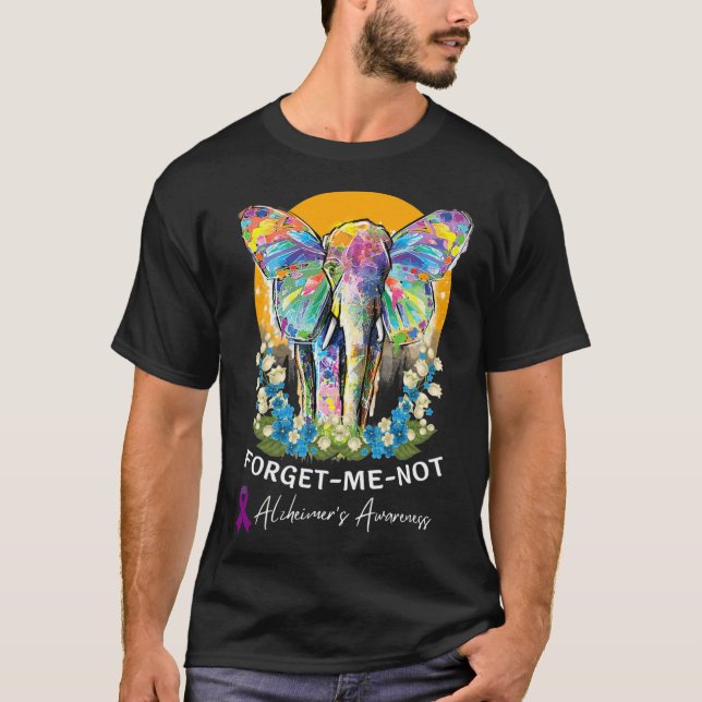 Camiseta Heimerheimer Elephant Esquece-me-não Heimerheimer (Frente)