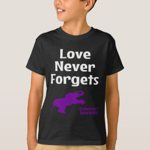 Camiseta Heimerheimer Sensibilização Apoio Puro Amor Nunca