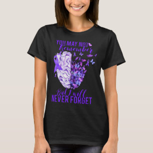 Camiseta Heimerheimer Sensibilização Cérebro Roxo Fita Você