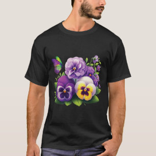 Camiseta Heimerheimer Viola Floral Pansy Dementi Heimerheim