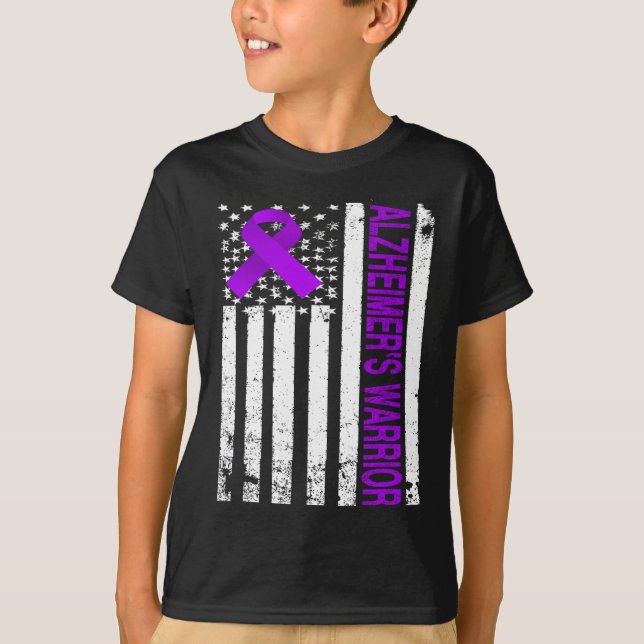 Camiseta Heimerheimer Warrior Awared - U Flag Purple R (Frente)