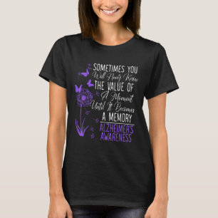 Camiseta Heimers Sensibilização Demência Eu Visto Roxo