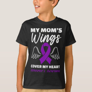 Camiseta Heimers Sensibilizam Minha Mãe Asas Cobrir Meu Cor