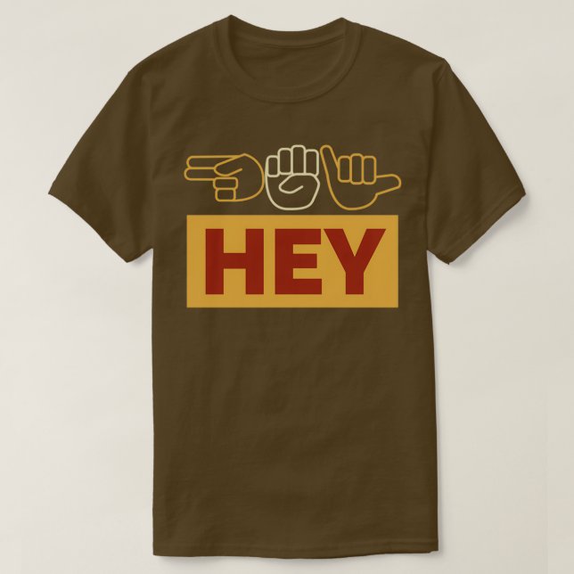 CAMISETA HEIN SIGN LANGUAGE (Frente do Design)