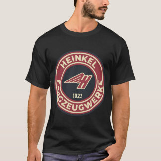 Camiseta Heinkel Flugzeugwerke - Adesivo do logotipo redond