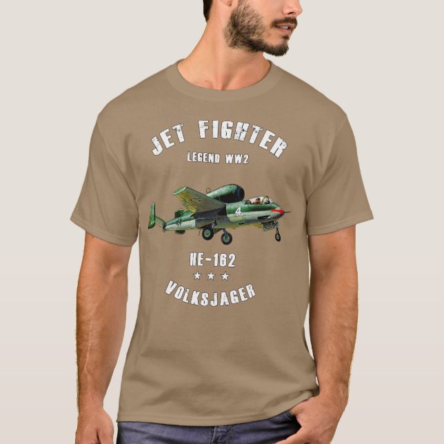 Camiseta Heinkel He 162 Volksjager (Frente)
