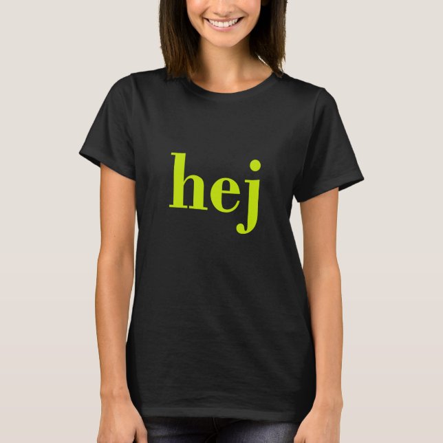 Camiseta Hej - Swedish Hello (Frente)