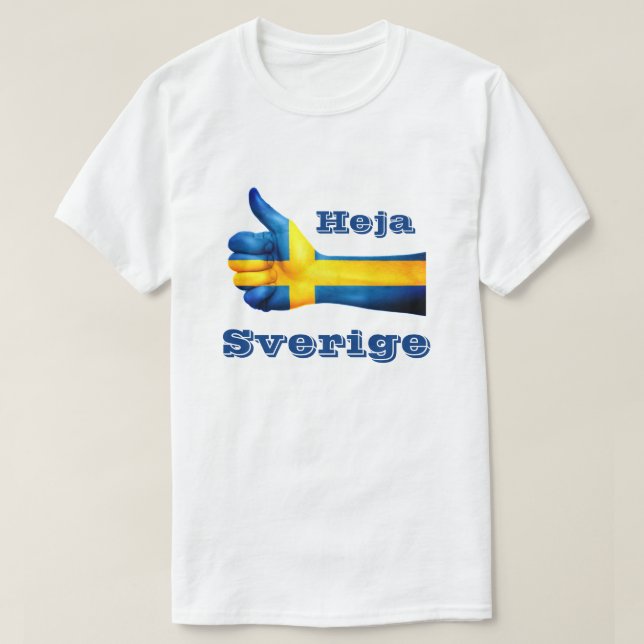 Camiseta Heja Sverige (Frente do Design)
